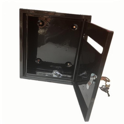 Wall Mounted Locking Mailbox for Home and Office, Outdoor Waterproof Iron Box with Secure Key 1