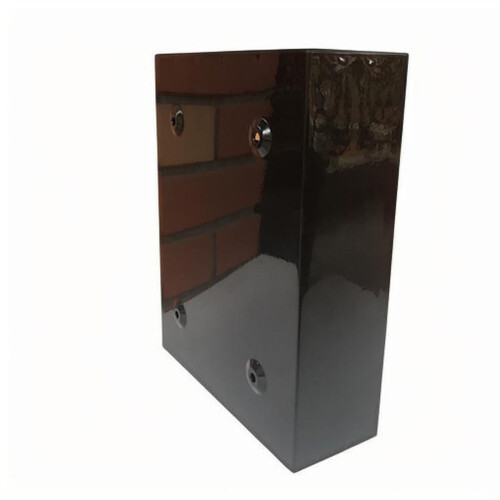 Wall Mounted Locking Mailbox for Home and Office, Outdoor Waterproof Iron Box with Secure Key 2