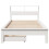 Berkfield Bookcase Bed without Mattress White 75x190 cm Small Single Solid Wood Pine 4