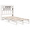 Berkfield Bookcase Bed without Mattress White 90x190 cm Single Solid Wood Pine 3