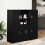 Berkfield 3 Piece Kitchen Cabinet Set Black Engineered Wood 3