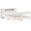 Berkfield Bookcase Bed without Mattress White 160x200cm Solid Wood Pine 3