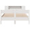 Berkfield Bookcase Bed without Mattress White 160x200cm Solid Wood Pine 4