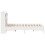 Berkfield Bookcase Bed without Mattress White 150x200 cm King Size Solid Wood Pine 5