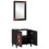 Berkfield Bathroom Cabinet Set Wall-mounted 2 pcs Solid Mango Wood 2