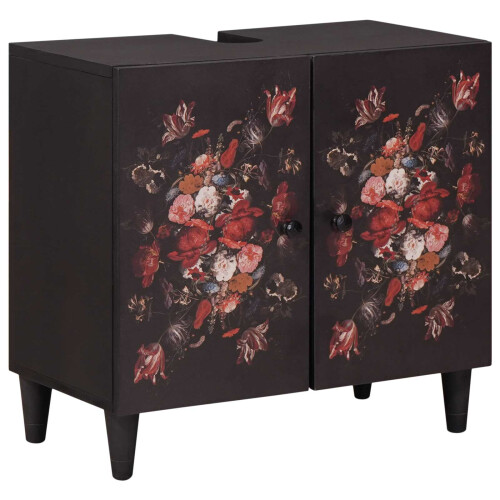 Berkfield Bathroom Cabinet Set Wall-mounted 2 pcs Solid Mango Wood 2