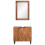 Berkfield Bathroom Sets 2 pcs Acacia Brown Winish Solid Mango Wood 5