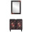 Berkfield Bathroom Cabinet Set Wall-mounted 2 pcs Solid Mango Wood 5