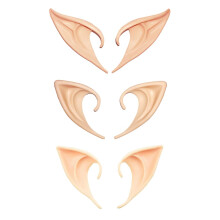Soft Silicone Elf Ears 3 Styles Fairy Pixie Cosplay Accessories for Anime Party Dress Up