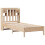 Berkfield Bookcase Bed without Mattress 75x190 cm Small Single Solid Wood Pine 3