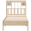 Berkfield Bookcase Bed without Mattress 75x190 cm Small Single Solid Wood Pine 4