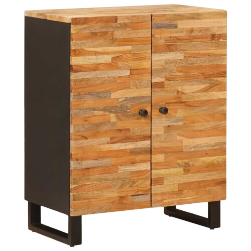 Berkfield Sideboard 3 pcs Brown 60 x 33 x 75 cm Solid Mango Wood 2
