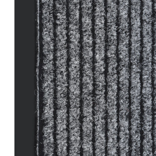 Berkfield Doormat  Striped Grey 40x60 cm 1
