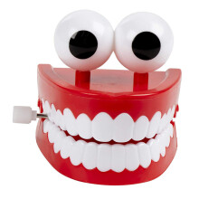Funny Desk Toy Set Big Teeth Toy 2 Pieces Creative Office Decoration and Kids Tabletop Gift