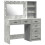 Berkfield Dressing Table Grey 78.5 x 41 x 135 cm Engineered wood 2