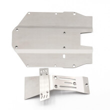 RC Chassis Armor Stainless Steel Skid Plate for YiKong DF7 1/7 Short Course Truck Heavy Duty Undercarriage Protection