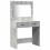 Berkfield Dressing Table with Drawer 3 pcs Concrete Grey Engineered Wood 5