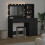 Berkfield Dressing Table Black 78.5 x 41 x 135 cm Engineered wood 4