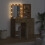 Berkfield Dressing Table Set with Shelf 2 pcs Artisan Oak Engineered Wood 4