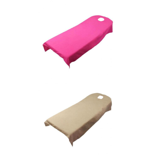 Set di 2 copriletti da massaggio DYNWAVE con foro, rosa
