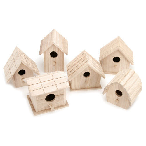 Fuglehus i tre, assortert