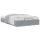Berkfield Ottoman Bed Frame without Mattress Light Grey Double Fabric 5