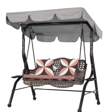 Relax love Swing Cover Outdoor Swing Canopy Hängmatta Swing Glider Grå