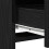 Berkfield Dressing Table Set with Drawer 3 pcs Black Oak Engineered Wood 6