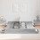 Berkfield Storage Bed Frame Grey Sonoma 200 x 200 cm Engineered Wood 3