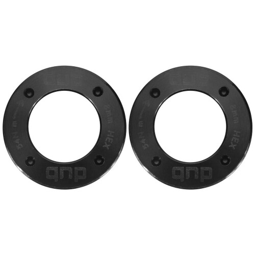 2 stk. krumtaphætte kompatibel med SRAM Dub System sort aluminiumlegering