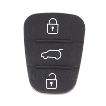 Cheie de schimb cu carcasă din silicon cu 3 butoane pentru Hyundai Kia A