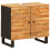 Berkfield Bathroom Sets with Drawer 5 pcs Natural Solid Mango Wood 3