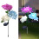 Julbelysning inomhusrea - Solcellslykta Hortensia simulerad 1