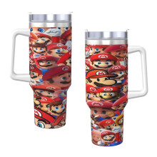 Mario40oz H2.0 vakuumisolert vannglass i rustfritt stål med lokk
