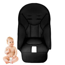 Chair Cushion for Peg Perego Siesta, Soft Padded Universal Baby Chair Cover Black
