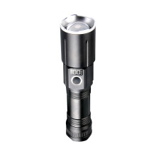 VALSEEL Svítilna s bílým světlem, nabíjení, ultra jasný zoom LED, venkovní
