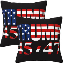 Trump sierkussenhoezen, decoratieve bankkussenset van 2