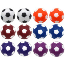 12 stk. flerfarvede bordfodbolde til reservefodbolde