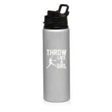 25oz aluminium sportsvandflaske til rejser, kaste som en pige softball