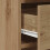 Berkfield Dressing Table with Mirror Lights 3 pcs Brown Engineered Wood 6
