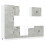 Berkfield 7 Piece Kitchen Cabinet Set Lucca Concrete Grey Engineered Wood 2