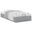 Berkfield Ottoman Bed Frame without Mattress Light Grey Single Fabric 5