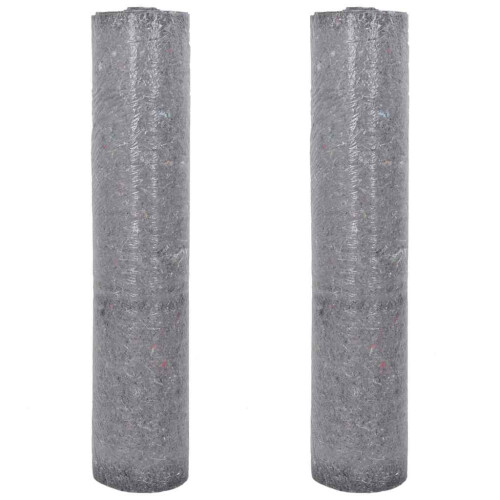Berkfield Non-slip Painter Fleeces 2 pcs 25 m 180 g/m Grey 1