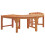 Berkfield Tree Bench 2 pcs Natural 160 x 80 x 45cm Solid Eucalyptus Wood 4