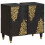 Berkfield Bathroom Cabinet Set with Drawer 3 pcs Black Solid Mango Wood 3