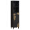 Berkfield Bathroom Cabinet Set with Drawer 3 pcs Black Solid Mango Wood 5