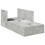 Berkfield Storage Bed Frame Concrete Grey 90 x 200 cm Engineered Wood 2
