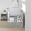 Berkfield Storage Bed Frame Concrete Grey 90 x 200 cm Engineered Wood 3