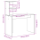 Berkfield Desk 2 pcs Smoked Oak 7
