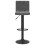 Berkfield Bar Stools 2 pcs Dark Grey Velvet 4